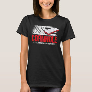 Camiseta Torneio Cornstar Corn Hole Red White