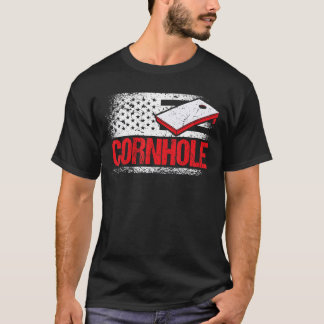Camiseta Torneio Cornstar Corn Hole Red White