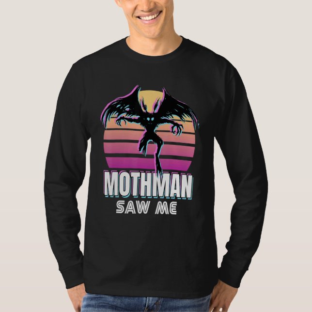 Camiseta Torneio Criptid 80s da Mothman Retro (Frente)