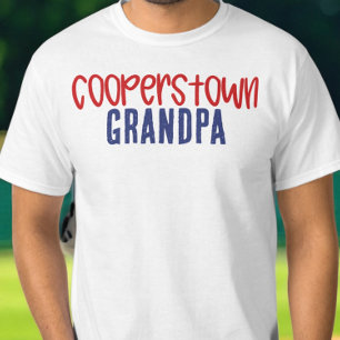Camiseta Torneio de beisebol Cooperstown Grandpa Gramps