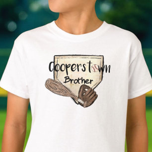 Camiseta Torneio de Beisebol Cute Costown NY Brother