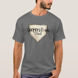 Camiseta Torneio de Beisebol Cuto do Pai Cooperstown NY