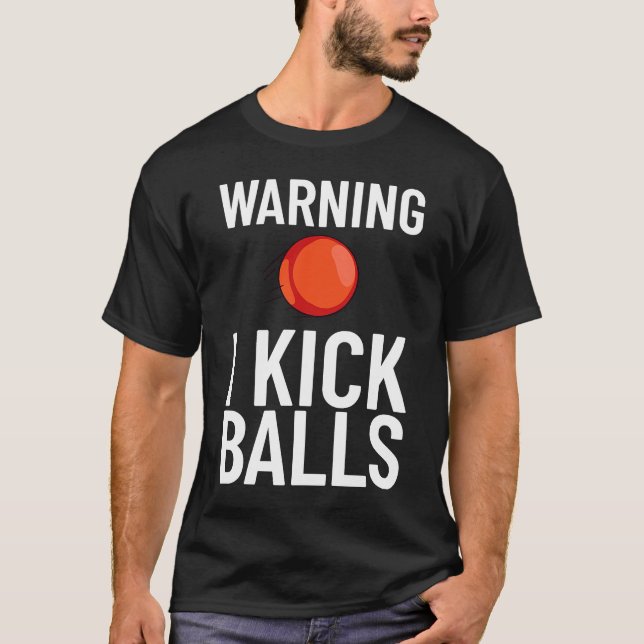 Camiseta Torneio de Bola do Jogo Kickball (Frente)