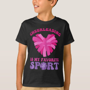Camiseta Torneio de Cheerleading É Meu Esporte Favorito - C