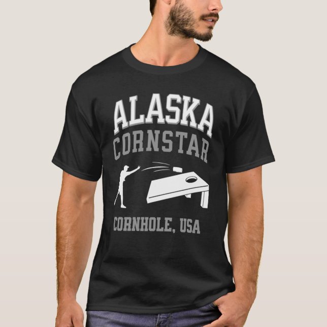 Camiseta Torneio de Cornstar Lucky Cornhole (Frente)