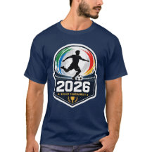 Torneio de Futebol Unisex 2026 Gráfico Azul Marinh