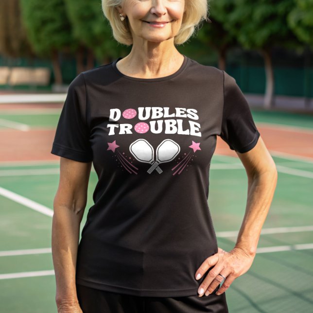 Camiseta Torneio de Parceiro de Pickleball com Problemas Du (Criador carregado)
