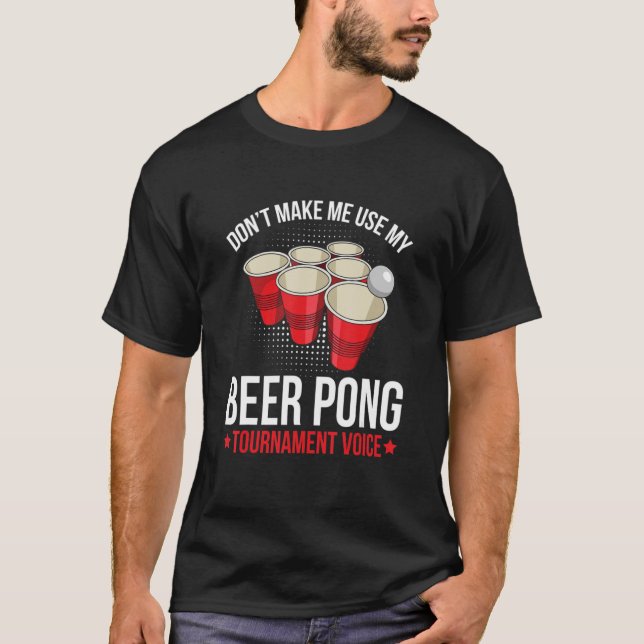Camiseta Torneio De Pinos De Cerveja Para Jogador De Pinos  (Frente)