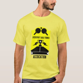Camiseta Torneio de Tênis de Mesa