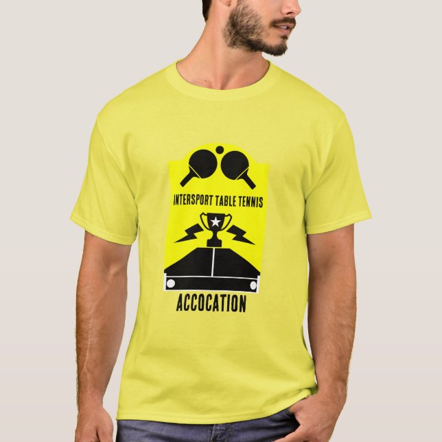 Camiseta Torneio de Tênis de Mesa (Frente)