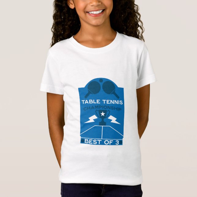 Camiseta Torneio de Tênis de mesa de  (Frente)