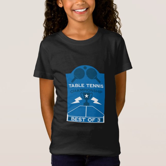 Camiseta Torneio de Tênis de mesa de  (Frente)
