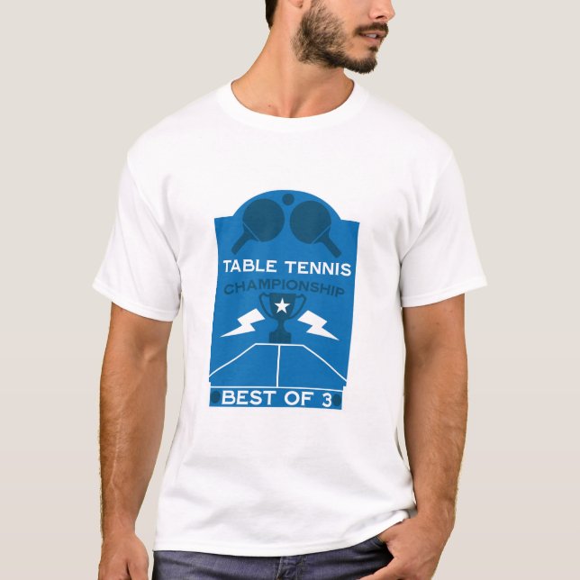 Camiseta Torneio de Tênis de mesa de  (Frente)