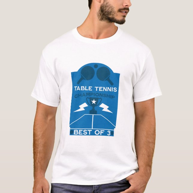 Camiseta Torneio de Tênis de mesa de  (Frente)