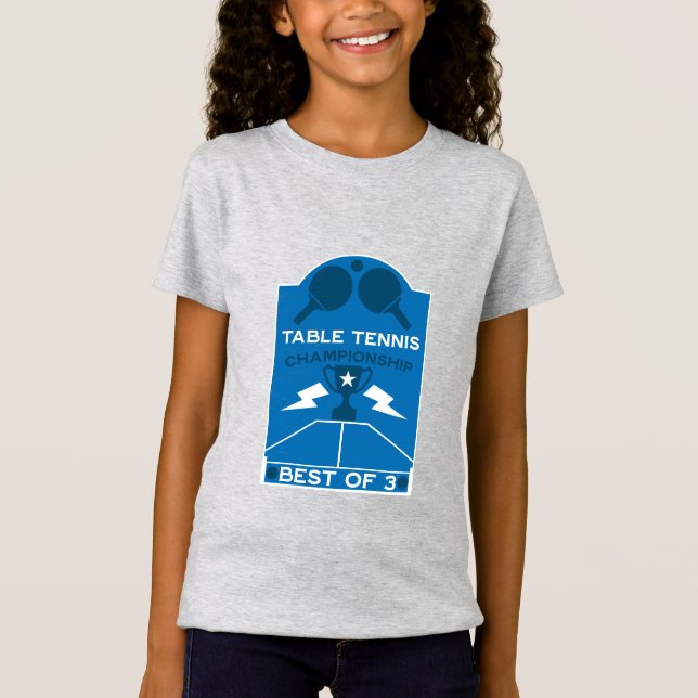 Camiseta Torneio de Tênis de mesa de  (Frente)