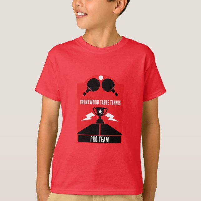 Camiseta Torneio de Tênis de mesa de  (Frente)