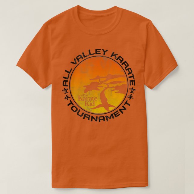 Camiseta Torneio Karate Kid All Valley Karate (Frente do Design)