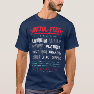 Camiseta Torneiras de Fest de Metal Engraçado