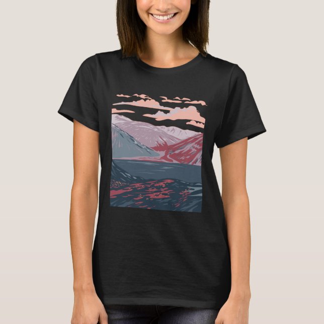 Camiseta Torngat Mountains National Park Sticker  (Frente)