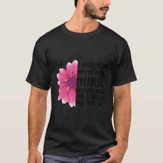 Camiseta Tornou-Se Um Enfermeiro De Oncologia