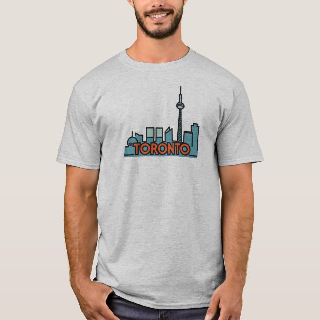 Camiseta Toronto Canada Skyline (Frente)