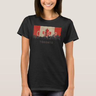 Camiseta Toronto canada Skyline Vacation Souvenir bandeira