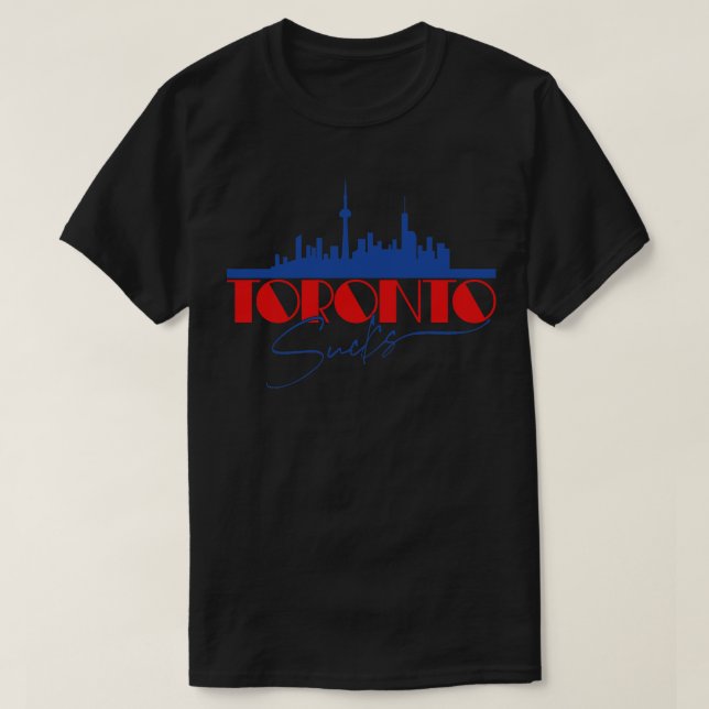 Camiseta Toronto Cheira a Design de Estilo Retroativo (Frente do Design)