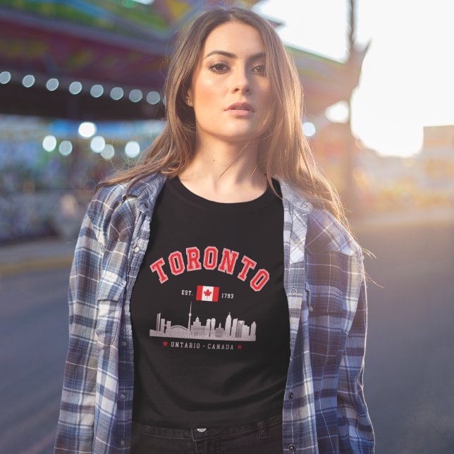 Camiseta Toronto Cityscape, Canada (Criador carregado)