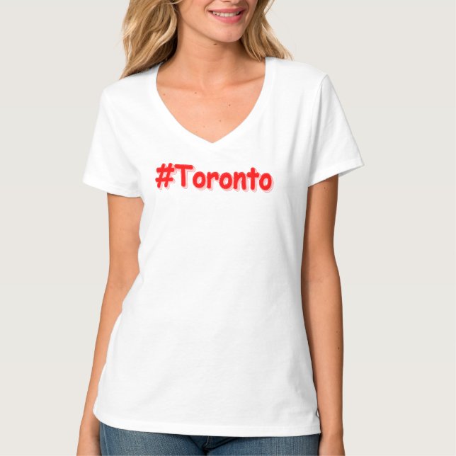 Camiseta "#Toronto" Design. Comprar Agora (Frente)