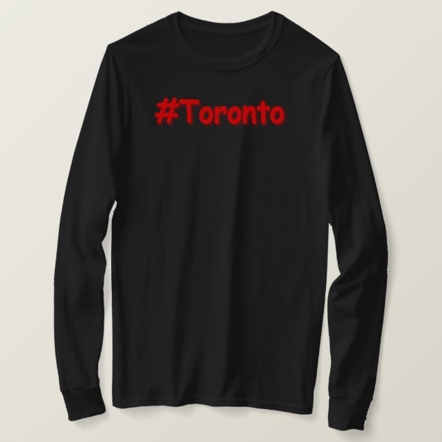 Camiseta "#Toronto" Design. Comprar Agora (Frente do Design)