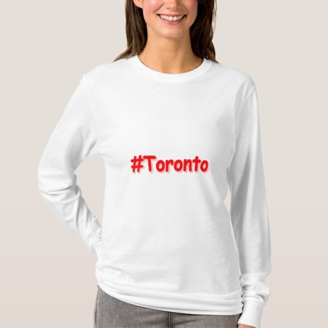 Camiseta "#Toronto" Design. Comprar Agora (Frente)