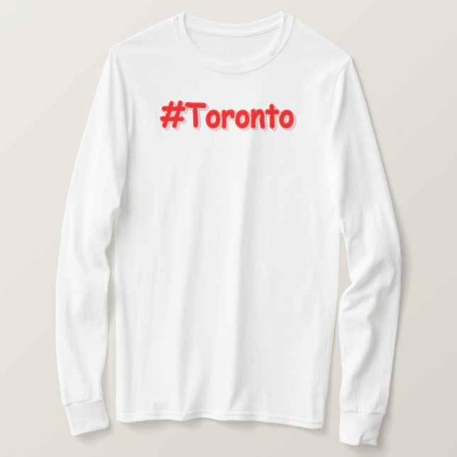 Camiseta "#Toronto" Design. Comprar Agora (Frente do Design)