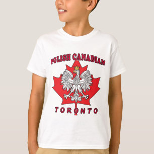 Camiseta Toronto Polonês Folha Canadense