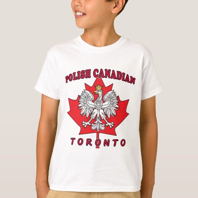 Camiseta Toronto Polonês Folha Canadense (Frente)