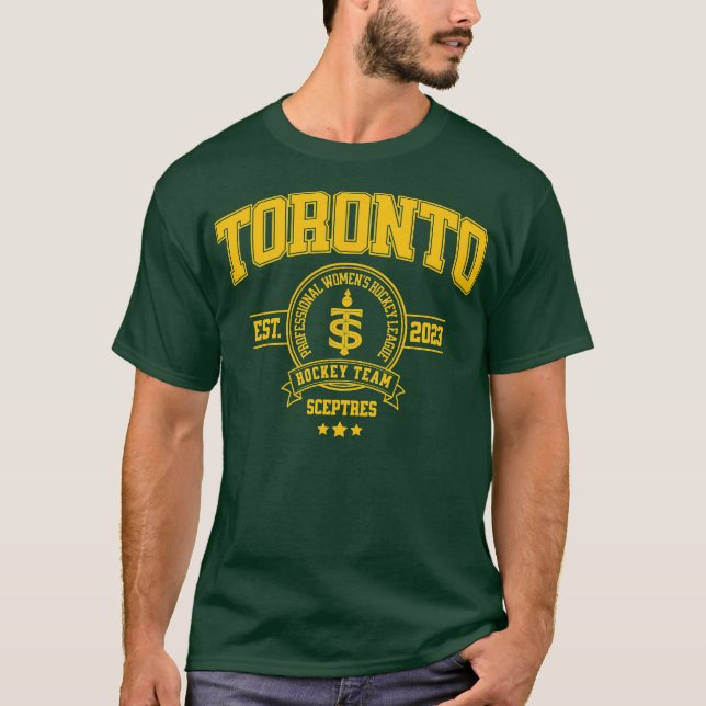 Camiseta Toronto Sceptres PWHL Time de Hóquei Design Femini (Frente)