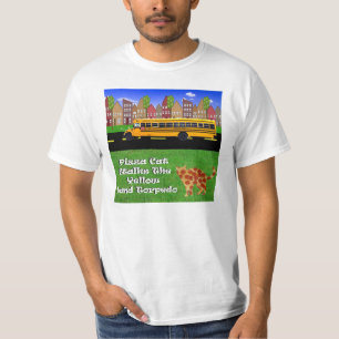 Camiseta Torpedo da terra do gato da pizza