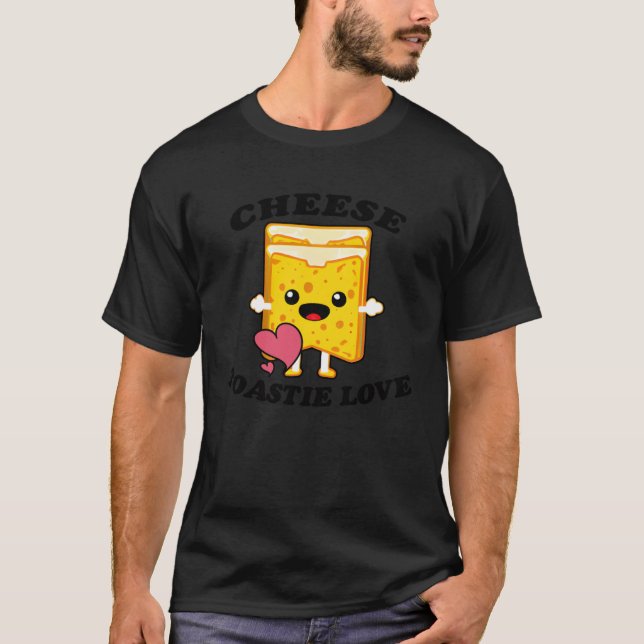 Camiseta torrada de queijo toastie amor thsires (Frente)