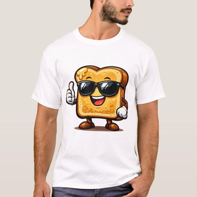 Camiseta Torrada Francesa Polegar Para Cima (Frente)