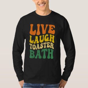 Camiseta Torradeira de Banho Divertida e na Moda Viva Ri In