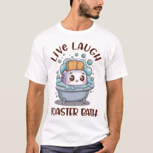 Camiseta Torradeira Viva Ri Mulheres Sarcástico Saúde Menta