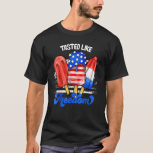 Camiseta Torrado Como Liberdade Sorvete 4 De Julho