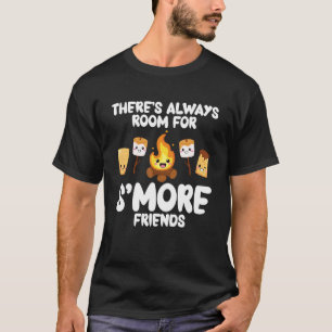 Camiseta Torrador de Marshmallow Estação de Smore Camping S