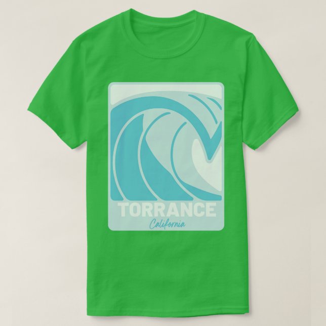 Camiseta Torrance Beach California Pacific Ocean CA Crashin (Frente do Design)