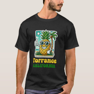 Camiseta Torrance Califórnia CA Cute Praia Abacaxi Polegare