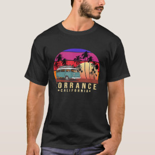 Camiseta Torrance California Retro Surfer Van Vintage Cali