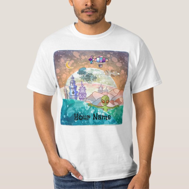 Camiseta Torre Alien Cidade (Frente)