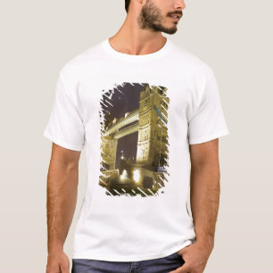 Camiseta Torre Bridge e Rio Tâmisa ao crepúsculo, Londres,
