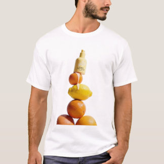 Camiseta Torre Citrus com Pequena Garrafa
