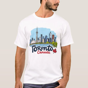 Camiseta Torre CN de Toronto Skyline