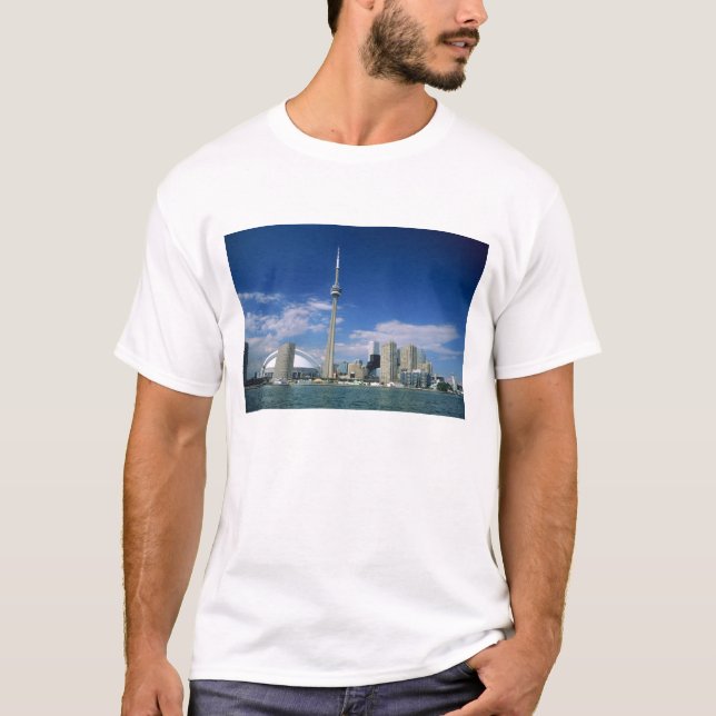 Camiseta Torre CN e Skydome em Toronto, Ontário, (Frente)